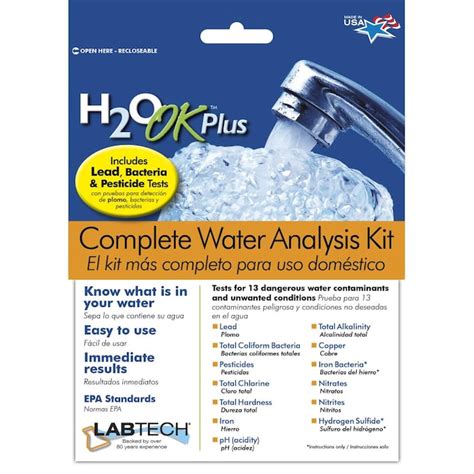 does lowes test water hardness|water softener test kit lowe's.